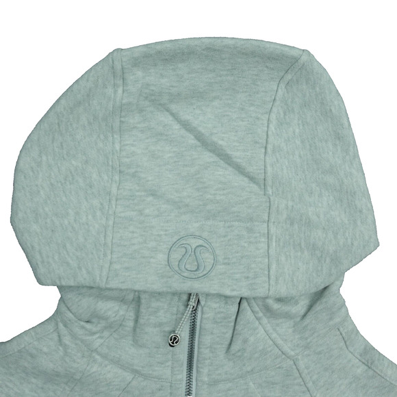 New Lululemon Size 4 Scuba Full Zip Cropped Hoodie HCUG Heathered Gray - Picture 5 of 10